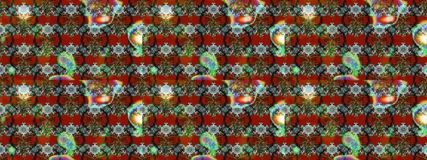 Renkli Yaz Temalı eskiz kalıbı. Raster Illustrasyon 'daki Çiçek Deseni' nin son moda çizimi. Düz Çiçek Elementleri Tasarımı. Çiçekler kahverengi, kırmızı ve yeşil renklerde.