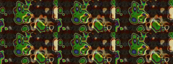 Raster illüstrasyonundaki çiçek desenli çizim. Düz Çiçek Elementleri Tasarımı. Kahverengi, yeşil ve gri renkte çiçekler. Renkli Bahar Teması çizim şablonu.