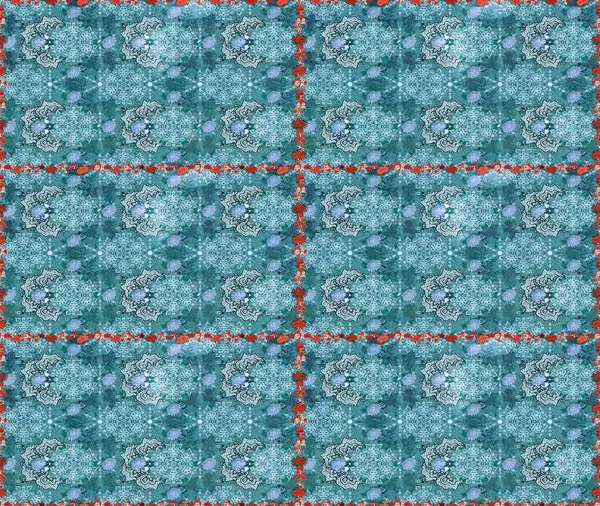 Mavi renkli çiçekler. Hediye ambalaj kağıdı, tebrik kartları, posterler ve pankart tasarımı. Raster düz çiçekleri pürüzsüz desen.