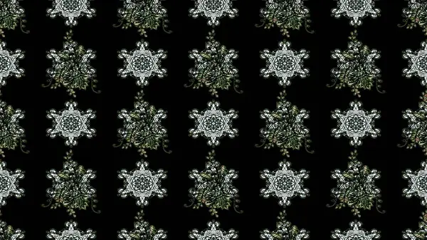 Siyah renkler. Yaz çiçekleri teması. Klasik çiçekler. Suluboya resim taklit Raster çizimi. El çizimi soyut süslü elementler.