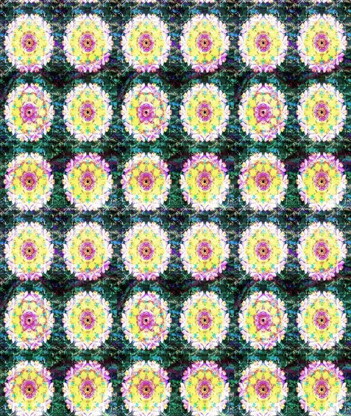 Raster çiçekli arka plan. Güzel kumaş deseni. Renkli Yaz Temalı eskiz kalıbı. Düz Çiçek Elementleri Tasarımı. Güzel eskiz şekli. Yazdır.