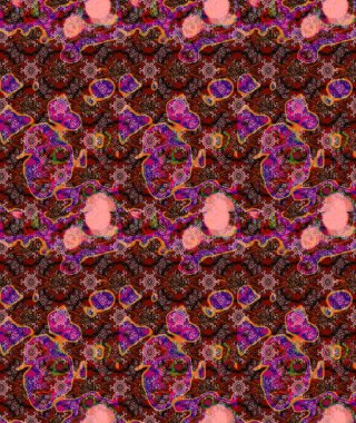 Çizim çiçek deseni duvar kağıdı, web sitesi arka planı, ambalaj kağıdı, davetiye, broşür, afiş veya web sitesi için kullanılabilir. Parlak elementlerin. El çizimi Raster illüstrasyonu.