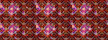 Raster stili kumaş deseni. Çiçekler suluboya çizim deseni.