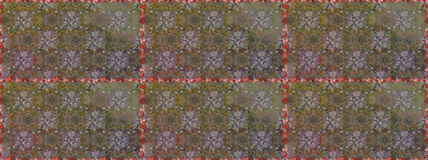 Güzel kumaş deseni. Raster illüstrasyonu. Hoş bir çiçek geçmişi var. Küçük bir çiçekte kusursuz desen.