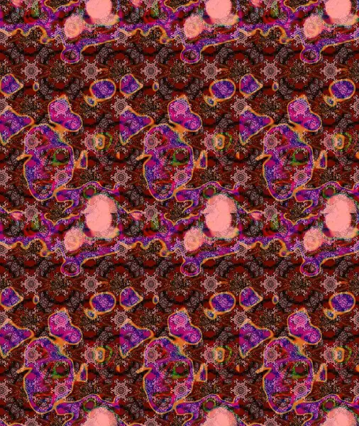 Çizim çiçek deseni duvar kağıdı, web sitesi arka planı, ambalaj kağıdı, davetiye, broşür, afiş veya web sitesi için kullanılabilir. Parlak elementlerin. El çizimi Raster illüstrasyonu.