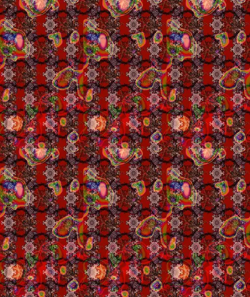 Raster çiçek desenli çiçek deseni, yapraklar, dekoratif elementler, sıçrama, lekeler, el çizimi kontur çizgileri ve Doodle çizim stili, grafik raster çizim çizimi.