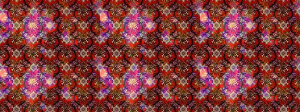 Raster stili kumaş deseni. Çiçekler suluboya çizim deseni.