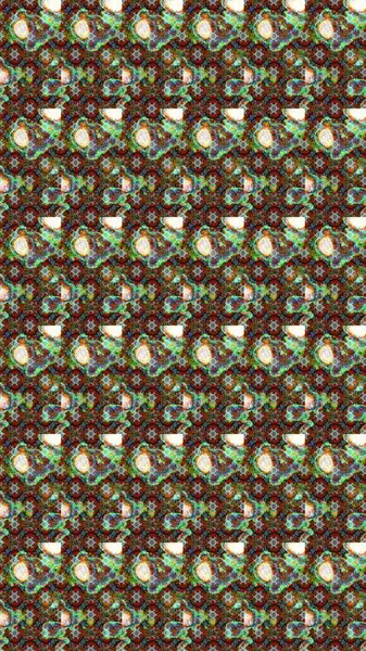 Yeşil, kahverengi ve nötr renklerde çiçekler. Küçük çiçekte sevimli çiçek deseni var..