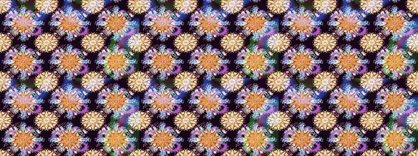 Raster deseni. Küçük çiçekte güzel bir çiçek deseni var. Çiçekli çiçek deseni, suluboya..