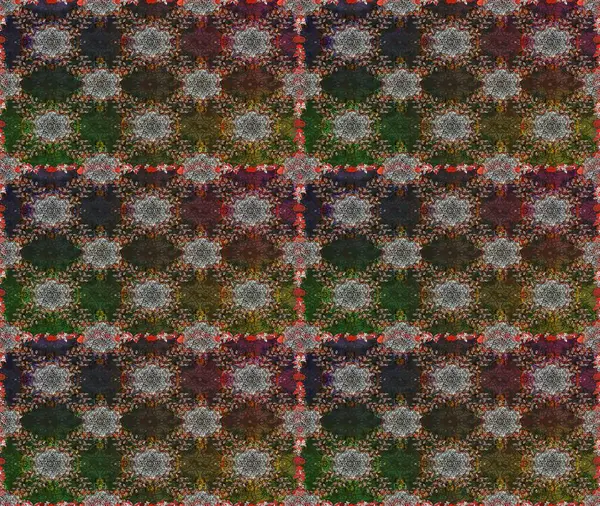 Düz çiçek öğeleri tasarım. Raster. Bahar Tema Dikişsiz desen arka plan rengi.