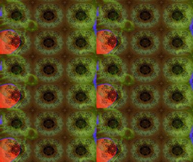 Raster. Renkli Bahar Teması eskiz kalıbı. Düz Çiçek Elementleri Tasarımı.