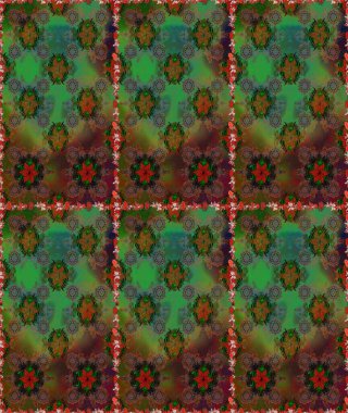 Düz Çiçek Elementleri Tasarımı. Sevimli çiçek raster deseni. Renkli Yaz Temalı Kusursuz Arkaplan. Modaya uygun kumaş deseni.