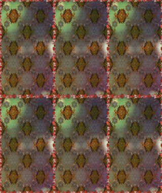 Raster deseni. Çiçekli, suluboya desenli kusursuz çiçek deseni. Süslü kumaş deseni.