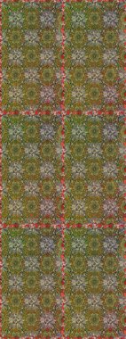 Renkli Bahar Temalı Kusursuz Arkaplan. Çiçeksiz desenli arka plan, yaz çiçekleri. Kahverengi renkli çiçekler. Düz Çiçek Elementleri Tasarımı.