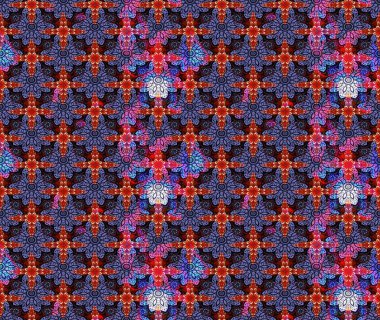 Raster illüstrasyonundaki çiçek desenli çizim. Düz Çiçek Elementleri Tasarımı. Mor renkli çiçekler. Renkli Yaz Teması çizim şablonu.