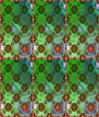 Renkli Bahar Temalı Kusursuz Arkaplan. Çiçek deseni. Raster illüstrasyonu. Düz Çiçek Elementleri Tasarımı. Kusursuz Chichi kumaş deseni..