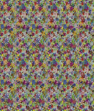 Klasik çiçek desenli. Sarma, tekstil ve duvar kâğıdı için kusursuz çiçek arkaplanı. Raster 'ın taze dokusu. Yumuşak pamuk tasarımı. Yumuşak kiremit.