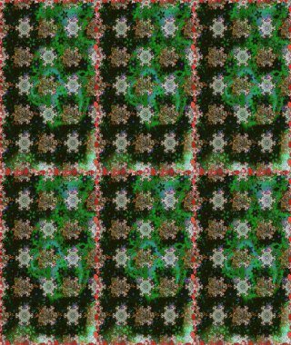 Şirin çiçek elementleri. Düz Çiçek Elementleri Tasarımı. Raster illüstrasyonu. Kusursuz desenli, modaya uygun kumaş deseni. Renkli Bahar Teması Kusursuz Arkaplan.