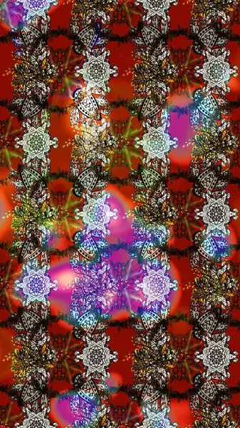 Çiçekli çiçek deseni, suluboya. Düz Çiçek Elementleri Tasarım Raster illüstrasyonu. Kahverengi, kırmızı ve gri renkte çiçekler. Renkli Bahar Teması çizim kalıbı.