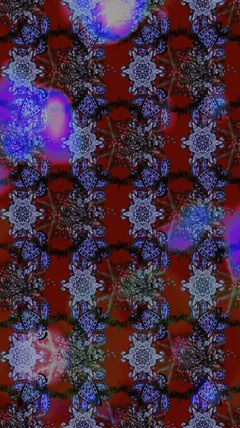 Robot resim. Raster illüstrasyonu. Küçük çiçekte sevimli çiçek deseni var..