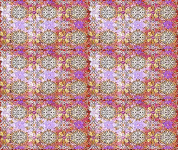 Raster 'ın taze dokusu. Yumuşak pamuk tasarımı. Sarma, tekstil ve duvar kâğıdı için kusursuz çiçek arkaplanı. Yumuşak fayans. Klasik çiçek deseni.