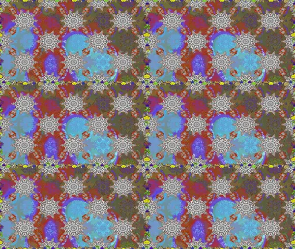 Kahverengi ve gri renkli çiçekler. Doodle tarzı. Renkli kahverengi ve gri, pürüzsüz desen. Tekstil ve kapak tasarımı için mükemmel. El çizimi pürüzsüz sonbahar çiçekleri deseni.