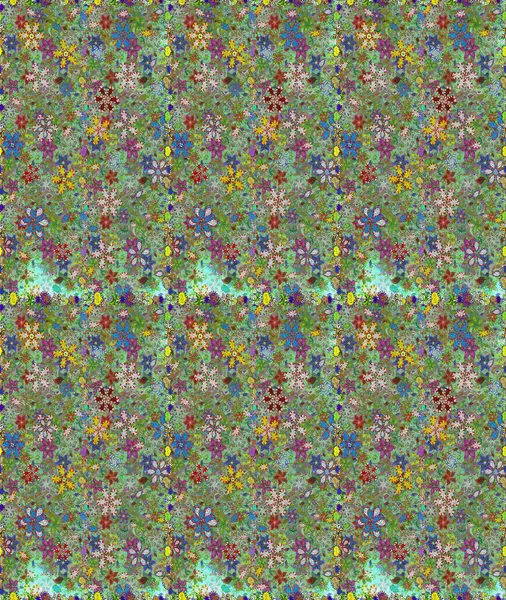 Çiçekli zambaklar kusursuz bir arka plan. Parlak çiçekli kolaj çiçekleri yeşil ve nötr. Çiçek tasarımı için inanılmaz kolaj cennet tarzı..