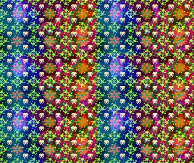 Üst manzara, yumuşak mavi renk tarzı. Çiçek kompozisyonu, el boyası, hassas şablon. Manzaralı çiçek deseni. Sevgililer günü ve tebrik kartı konsepti için şık bir davet.