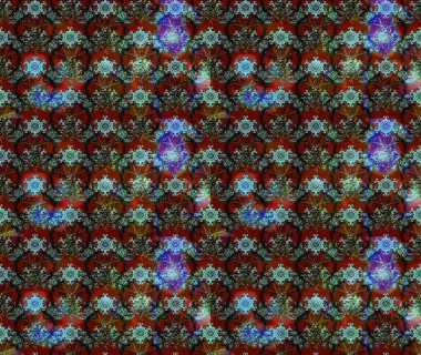 Şirin çiçekler. Çizgi çizimi kalıbı. Raster Moda kumaş deseni.