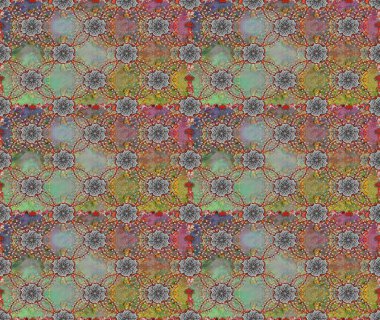 Yumuşak pamuk tasarımı. Klasik çiçek desenli. Raster 'ın taze dokusu. Yumuşak fayans. Paketleme, tekstil, duvar kağıdı için kusursuz çiçek arkaplanı.