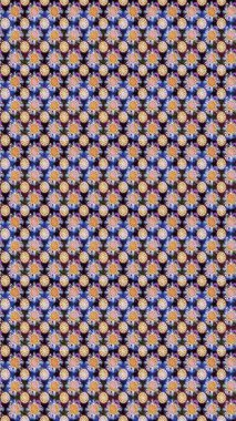 Kızılderili desenli desenli desenli şal deseni. Raster Henna dövme stili. Etnik Mandala süsü. Tekstil, tebrik kartı, boyama kitabı, telefon kılıfı baskısı için kullanılabilir.