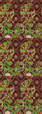 Düz Çiçek Elementleri Tasarımı. Renkli Bahar Teması eskiz kalıbı. Parlak arkaplan eskiz desenli çiçekli fantezi tasarımı.