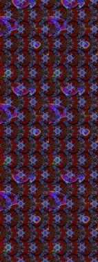 Hoş bir çiçek geçmişi var. Küçük bir çiçekte eskiz deseni. Raster illüstrasyonu. Güzel kumaş deseni.