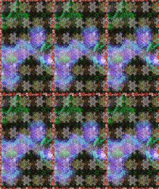 Düz Çiçek Elementleri Tasarımı. Gri ve yeşil renkli çiçekler. Güzel çiçek deseni. Renkli Bahar Teması Kusursuz Arkaplan.