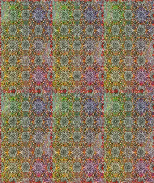 El çizimi dikişsiz sonbahar çiçekleri deseni. Gri ve kahverengi renkli çiçekler. Doodle tarzı. Tekstil ve kapak tasarımı için mükemmel. Renkli gri ve kahverengi pürüzsüz desen.