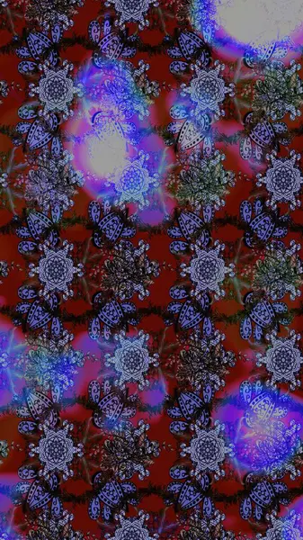 Mor, gri ve kırmızı renkte çiçekler. Çiçekli karalama şeklinde Raster çiçek deseni. Nazik, narin çiçek arkaplanı.