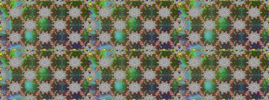 Düz çiçek öğeleri tasarım. Trendy sorunsuz çiçek deseni içinde Raster resim. Yaz tema Dikişsiz desen arka plan rengi. Güzel kumaş deseni.