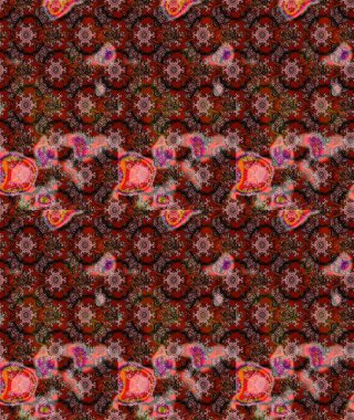 Renkli Bahar Teması eskiz kalıbı. Raster. Düz Çiçek Elementleri Tasarımı.