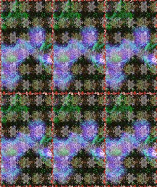 Düz Çiçek Elementleri Tasarımı. Gri ve yeşil renkli çiçekler. Güzel çiçek deseni. Renkli Bahar Teması Kusursuz Arkaplan.