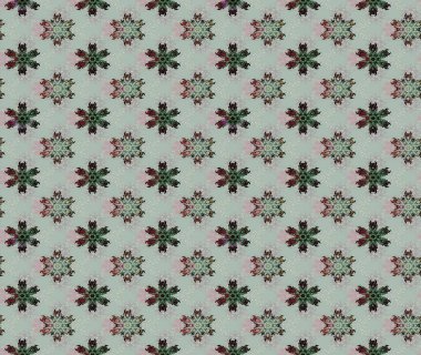 Raster Modaya uygun kumaş deseni. Gri renkli şirin çiçek deseni. Renkli Bahar Teması eskiz kalıbı. Düz Çiçek Elementleri Tasarımı.