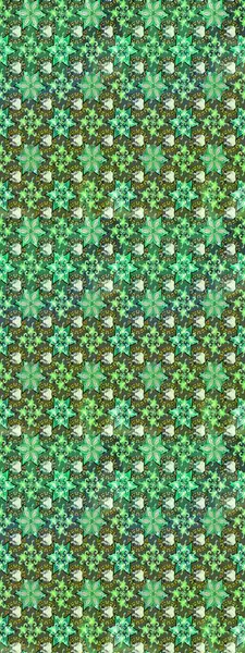 Klasik taslak çizimi. Raster çiçek izi. Çiçek yeşili eskiz deseni. Raster Yumuşak kumaş deseni.