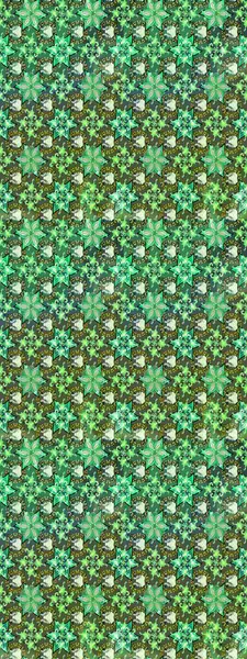 Klasik taslak çizimi. Raster çiçek izi. Çiçek yeşili eskiz deseni. Raster Yumuşak kumaş deseni.