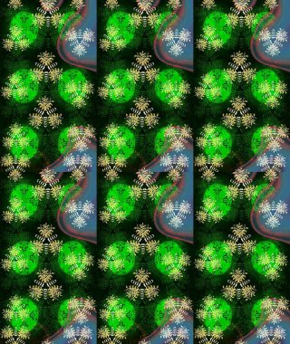 Yeşil renkli çiçekler. Nazik, narin çiçek arkaplanı. Raster çiçek desenli ve çiçekli..