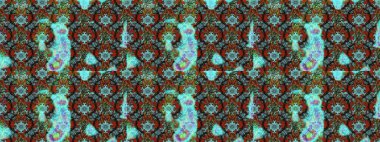 Raster Henna dövme stili. Tekstil, tebrik kartı, boyama kitabı, telefon kılıfı baskısı için kullanılabilir. Etnik Mandala süsü. Hint çiçekli desenli şal desenli..