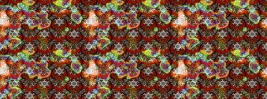 Çiçekli el çizimi çizimi deseni. Modern, kahverengi, kırmızı ve gri raster arka plan duvar kâğıdı çizgili, klasik çizgili, desenli desenli çiçekler, çiçekli süsler..