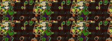 Renkli Bahar Teması eskiz kalıbı. Raster illüstrasyonundaki çiçek desenli çizim. Düz Çiçek Elementleri Tasarımı. Süslü kumaş deseni.