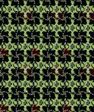 Raster illüstrasyonu. Küçük çiçekteki sevimli çiçek deseni. Çizim.