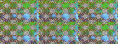 Modaya uygun kumaş deseni. Düz Çiçek Elementleri Tasarımı. Sevimli çiçek raster deseni. Renkli Yaz Temalı Kusursuz Arkaplan.