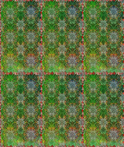 Düz Çiçek Elementleri Tasarımı. Süslü kumaş deseni. Renkli Bahar Temalı Kusursuz Arkaplan. Raster illüstrasyonunda kusursuz çiçek deseni.