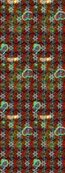 Kahverengi, kırmızı ve yeşil renkte çiçekler. Düz Çiçek Elementleri Tasarımı. Renkli Bahar Teması eskiz kalıbı. Raster illüstrasyonunda çiçek deseni çizimi.